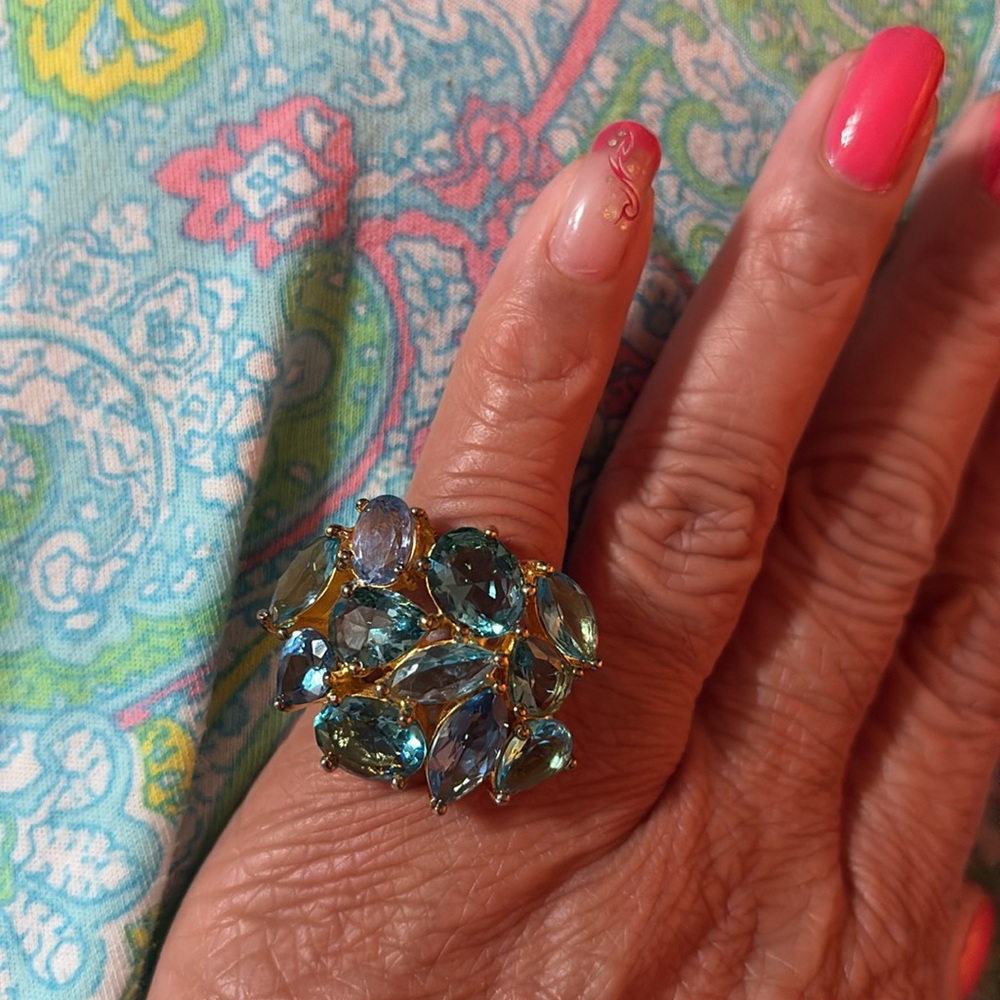 Joan Rivers Classics Collection blue ring